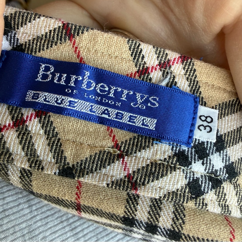 Vintage Burberry Blue Label Nova Check Mini Skirt Size 38 Japan Exclusive - Picture 4 of 8